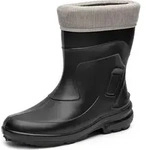 Ladeheid Damen Thermo Eva Gummistiefel federleicht LA-800-2017 (Schwarz/Grau, 36) -