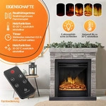 KESSER&reg; Elektrokamin Standkamin LED 3D-Flammeneffekt 1800W, mit Wochentimer &