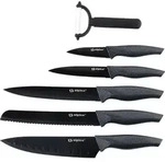 alpina 6 teiliges MesserSet Brot, Fleisch, Allzweck, Sch&auml;ler und Santoku-Messer -