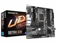 Gigabyte MB GBT Intel 1700 Q670M D3H - Micro/Mini/Flex-ATX - USB 3.1