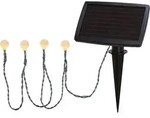 Best Season LED-Solarlichterkette "Balls White" 20 teilig Farbe : warm white, ca. 6,7
