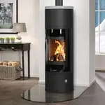 Oranier Arena Aqua 2.0 wasserf&uuml;hrender Kaminofen Stahl Schwarz mit Abdeckplatte