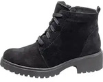 Stiefelette Warmfutter mit Mehrweite (diverse B&ouml;den) H-Luise - Schwarz - 38
