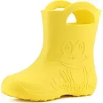 Ladeheid Eva Kinder Jungen M&auml;dchen Gummistiefel Regenschuhe LA-CA-01 (Gelb, 22/23