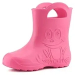 Ladeheid Eva Kinder Jungen M&auml;dchen Gummistiefel Regenschuhe LA-CA-01 (Rosa, 32/33