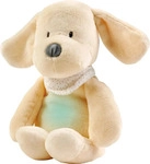 NATTOU Kuscheltier "Sleepy Dog Vanilla" mit beruhigender Musik, Lichteffekten und