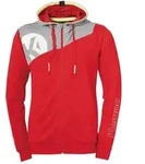 Kempa CORE 2.0 KAPUZENJACKE 116 rot/dark grau melange - Rot - 116