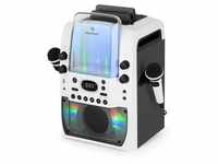 Auna KTV Karaoke Musikbox mit Mikrofon, Bluetooth Karaoke-Maschine mit 2 Mikrofonen,