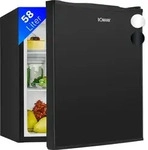 Bomann Mini K&uuml;hlschrank mit 58L Nutzinhalt, K&uuml;hlschrank klein mit 2...