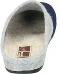Manitu Damen Hausschuh Pantoffel Filz Ziern&auml;hte Colorblock, Gr&ouml;&szlig;e:38 EU,