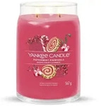 Yankee Candle Peppermint Pinwheels, Zylinder, Pink, Pfefferminz, Vanille, 90 h,...