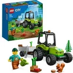 LEGO 60390 City Kleintraktor, Spielzeug-Traktor mit Anh&auml;nger, Fahrzeug zum