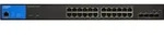 Linksys 24-Port Gigabit-Netzwerk-PoE+-Switch, 410 W, 4 10G-Uplink-SFP+-Steckpl&auml;tze,