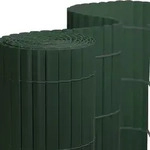 Sichtschutzmatte Balkon 100x300cm PVC gr&uuml;n Blickdicht Zaun Terrasse Jarolift - Gr&uuml;n