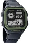Casio AE-1200WHB-1BVDF, Wasserfest, Elektronisch - Gr&uuml;n