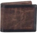 GreenLand Nature Leder Geldb&ouml;rse MASCU & LINE Wallet RFID Brown braun - Braun