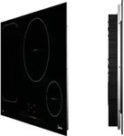 Midea Induktionskochfeld autark 77cm Booster rahmenlos FlexZone KI800IX - Schwarz