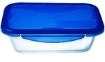 Pyrex 282PG00/7045, Auflaufform, Rechteckig, Keramik, Kunststoff, Transparent,...