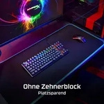 HP HyperX HX AYOC PBT HXR GKBD (P) - Schwarz