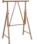m&uuml;ba Ger&uuml;stbock lackiert B 1,20 m H 0,75-1,30 m - Braun