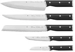 WMF 18.8226.9992, Messer-Set, Stahl, 5 St&uuml;ck(e) - Silber/Schwarz