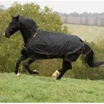 BUCAS Irish Turnout 50 g BIG NECK black/gold Regendecke Outdoordecke ,
