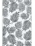 vidaXL Outdoor-Teppich ARAKIL Wei&szlig; und Schwarz 160x230 cm PP - Wei&szlig;