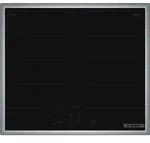 Bosch Serie 6 PXX645HC1M, Schwarz, Integriert, 60 cm, Zonen-Induktionskochfeld, 4