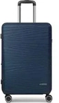Franky Dallas 3.0 4 Rollen Trolley M 65 cm mit Dehnfalte - Blau