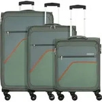 American Tourister Sky Surfer 4 Rollen Kofferset 3-teilig - Gr&uuml;n