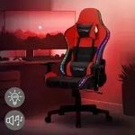 ML-Design Gaming Stuhl mit RGB LED-Beleuchtung & Bluetooth-Lautsprechern,