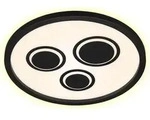 LED Panel Hintergrundbeleuchtung Aufsatzrahmen &Oslash;42,3cm 22W Schwarz Briloner -