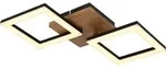 Globo Lighting Deckenleuchte Metall schwarz matt, LED - Schwarz