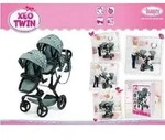 Bayer Design 26758AA Xeo Twin Zwillingspuppenwagen, Geschwisterwagen,