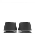 Amazon Basics - PC-Lautsprecher mit dynamischem Sound, USB-Betrieb, Silber, 1 Paar
