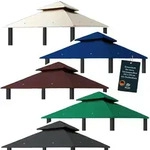 freigarten.de Ersatzdach f&uuml;r Pavillon 334 cm x 334 cm Pavillon Wasserdicht...