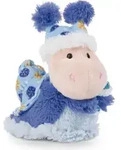 NICI Schnecke Sille Winter Kuscheltier - Blau/Wei&szlig;