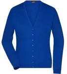 Klassische Baumwoll-Strickjacke royal, Gr. XS - XS