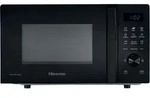 Hisense Mikrowelle, 20 l, 700 W, Buttons, Schwarz, Arbeitsplatte, Solo-Mikrowelle, 20