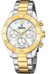 Festina Damen Uhr Casual Edelstahl Armbanduhr silber gold UF20604/1 - Silber