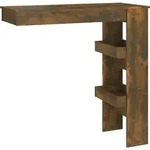 vidaXL Wand-Bartisch R&auml;uchereiche 102x45x103,5 cm Holzwerkstoff - Braun
