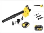 DeWalt DCV 100 N 18 V Akku Gebl&auml;se / Laubbl&auml;ser + 1 x DCB 182 4,0 Ah Akku -...