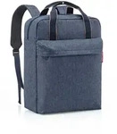 reisenthel allday backpack M, Rucksack, Reisetasche, Herringbone Dark Blue, 15...