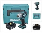 Makita DTS 141 M1J Akku Impulsschrauber 18 V 40 Nm 1/4" Brushless + 1x Akku 4,0...