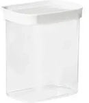 EMSA Optima, Container, Rechteckig, 1,6 l, Transparent, Wei&szlig;,