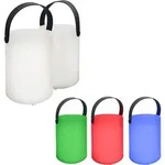 FHL Ciro LED 2er Pack Outdoor Lampe Akku 0,7W RGB-Farbsteuerung dimmbar +