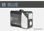 Spessarttraum Daunendecke Blue F&uuml;llung: 60% Daunen/ 40% Federn Bezug: 100%