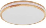 Lindby LED-Deckenlampe Emiva, 50 cm, Holz hell, CCT - Hellbraun