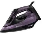 Braun SI 9661, Dampfb&uuml;geleisen, 2,5 m, 250 g/min, Violett, 0,33 l, 60 bar -...