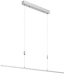 Lucande LED-Pendellampe Arnik, 140 cm, nickelfarben, dimmbar